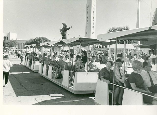 All aboard! #StateFairofTX fairgrounds in 1968~