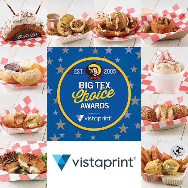 2018 Big Tex Choice Awards Finalists have been announced! Bite in to the yumminess at BigTex.com #BTCA @Vistaprint