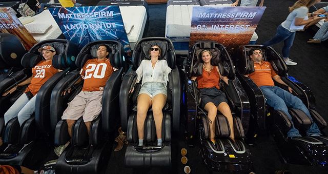 While @mattressfirm is our official mattress retailer, this might be the most relaxing ride on the grounds. #BigTex