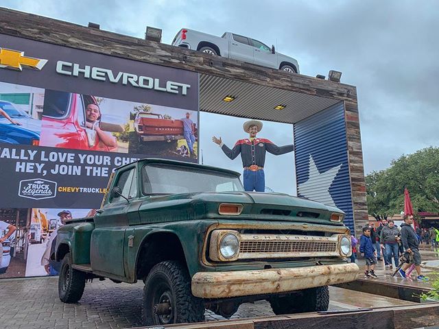 Check out this 1964 @chevrolet K-10 pickup in the Truck Zone! @chevrolet is the official vehicle of the @statefairoftx! 🤠
