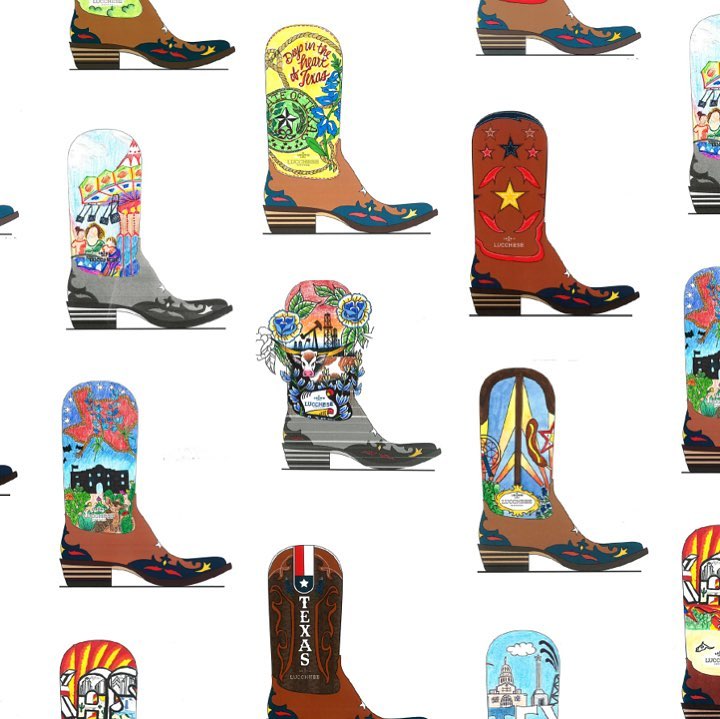 LAST CHANCE TO CAST YOUR VOTE! Voting ends at 10 am today! Designed by a Fair fan, go vote for which boot design you’d like to see #BigTex wear for the 2019 Fair! #DesignMyBoot contests presented by @lucchese 🤠 BigTex.com/DesignMyBoots