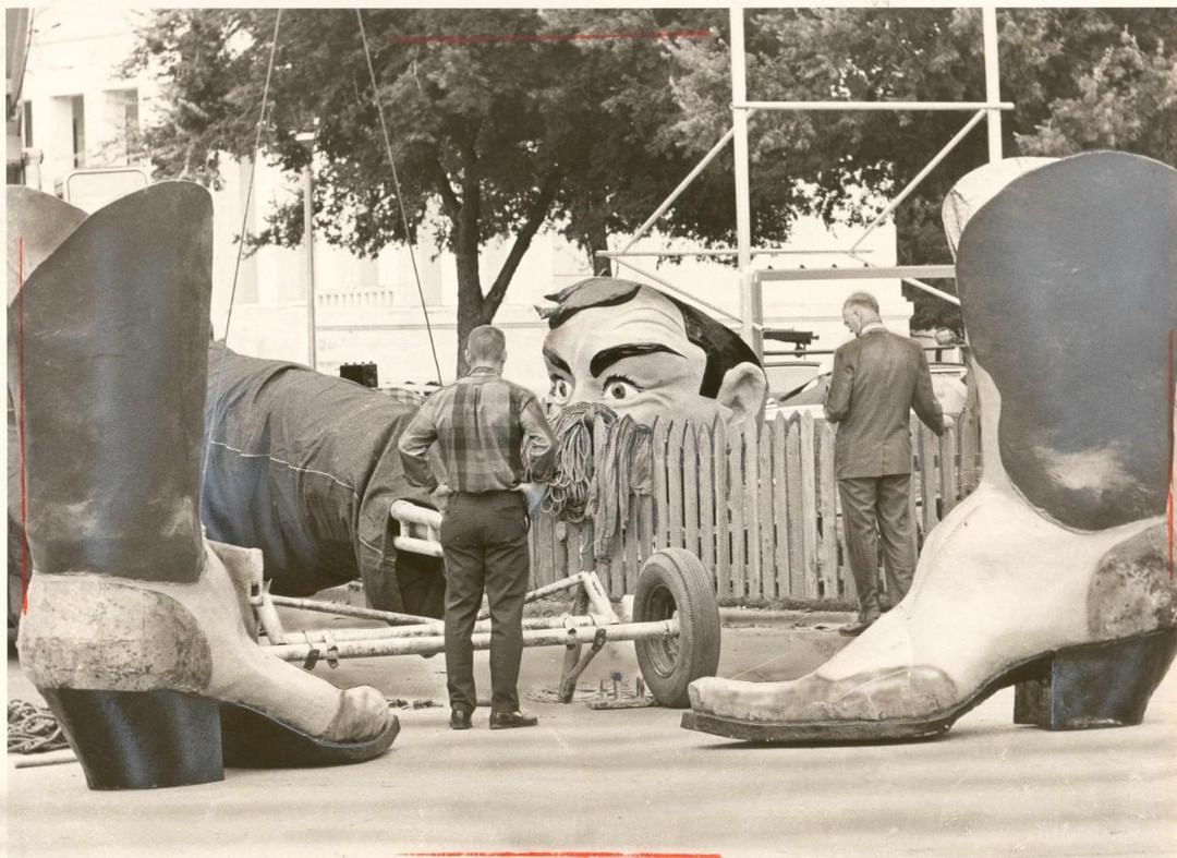 Time to get your boots on, Fair fun is quickly approaching! #TBT 1966 #StateFairofTX. #BigTex