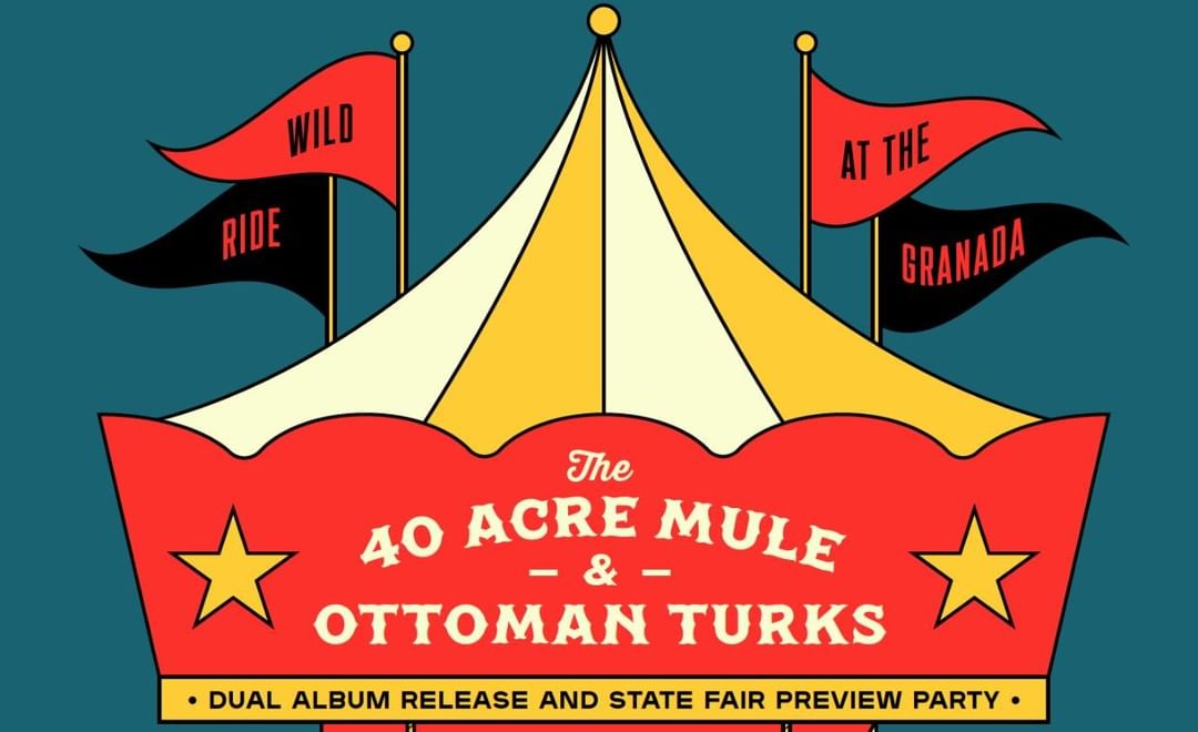 “Wild Ride at the Granada” is THIS FRIDAY! 😎 Join our friends @the40acremule, @ottomanturks, and special guests @squeezeboxbandits for a SNEAK PEEK at a couple acts performing on the Bud Light Stage this year! A portion of the ticket sales will go towards the State Fair’s Big Tex Scholarship Program. Buy your tickets for an unforgettable night at the @granadatheater and get ready to boogie! bigtex.com/wildride🕺🤩
