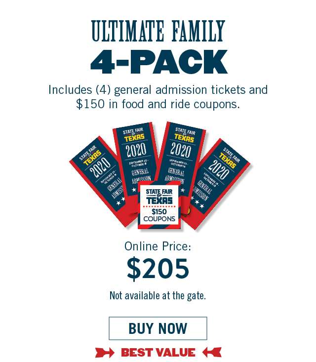 20_Ticketing_GA Ultimate 4-Pack | State Fair of Texas