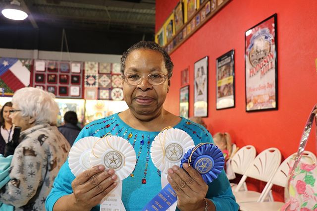 #4 on the list of reasons why you should compete- Win A STATE FAIR OF TEXAS RIBBON. #EnoughSaid, Right? Yep, this could be you with all those #StateFairofTX ribbons! 😍 https://bit.ly/3f1XT9N