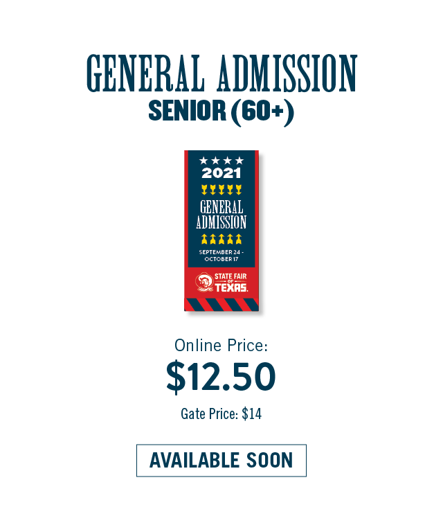 21_Ticketing_GASenior State Fair of Texas