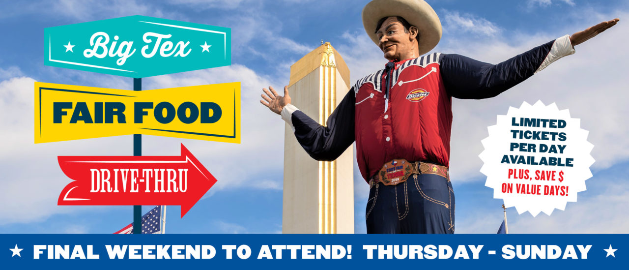 Big Tex Fair Food Drive Thru State Fair Of Texas