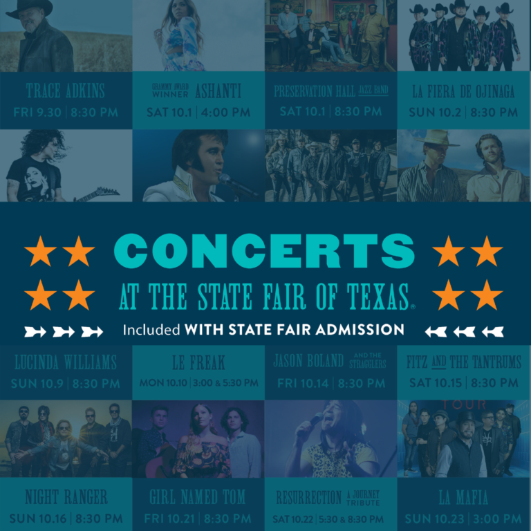 State Fair of Texas Announces FREE Music Lineup for 2022 Fair State