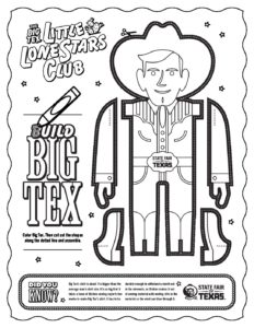 state fair of texas coloring pages