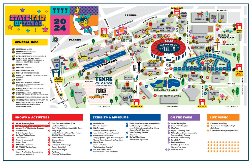 Fairgrounds Map | State Fair of Texas