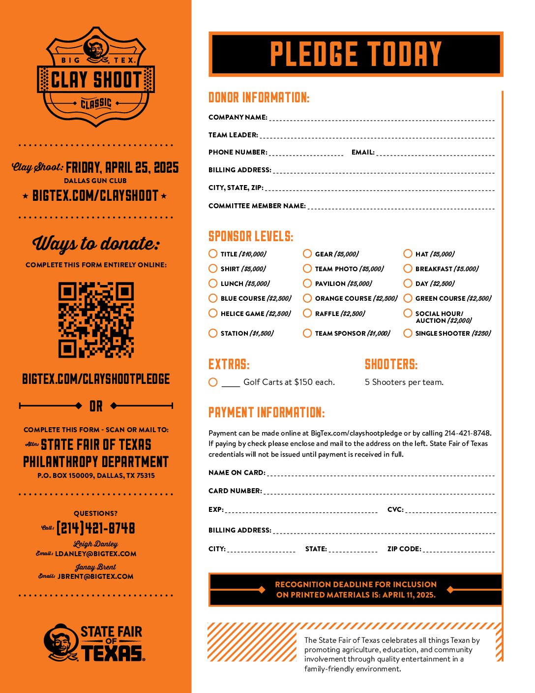2025_SFT_Clay-Shoot_Pledge-Form-Updated date | State Fair of Texas